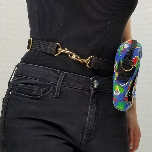 1990s golf themed quilted convertible bag - Picture 6 of 12